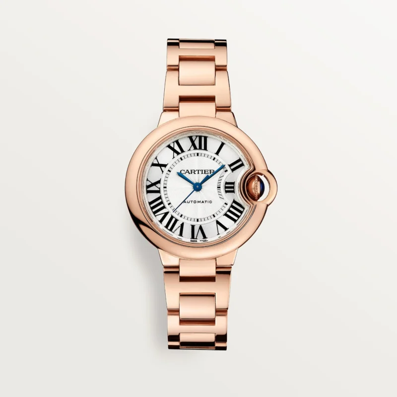 Montre Femme Ballon Bleu Acier Rose